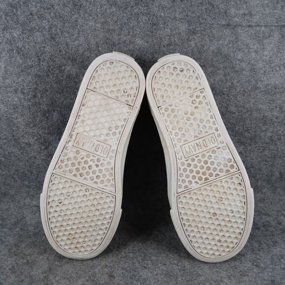 Old Navy Shoes Kids 3 Slip On Sneakers Boy Girl Knit Stretch Casual Blue Comfort - Picture 9 of 10